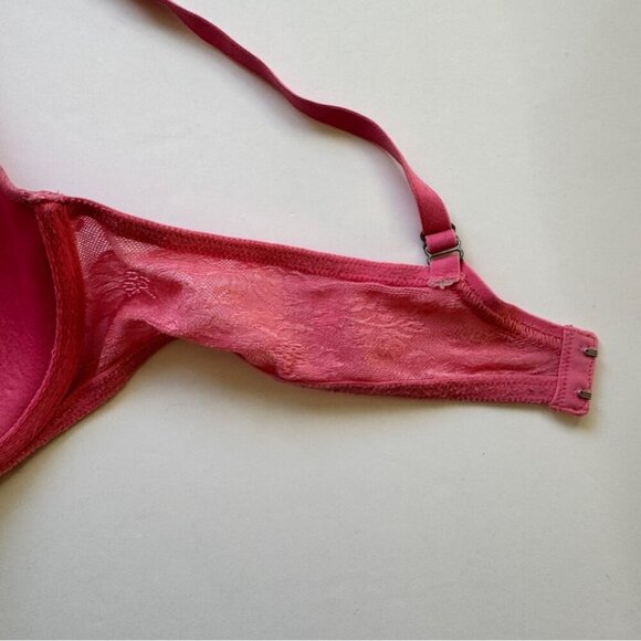 Victoria's Secret Bra Body by Victoria Lined DemiPink Lace Soft Comfy Sz 36C - Picture 9 of 12